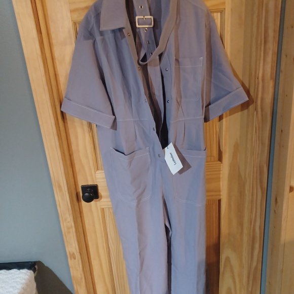 Lettelier midi belted jump suit - Picture 5 of 7